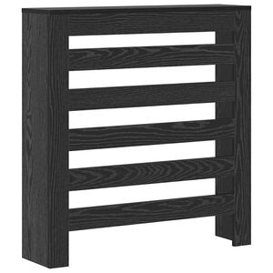 vidaXL Pokrivač radijatora Crni hrast 78 x 20 x 82 cm