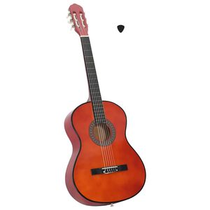 vidaXL Klasična gitara za početnike 4/4 39 " od drva lipe