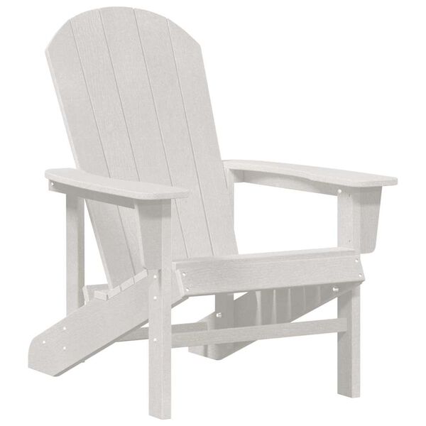 vidaXL Adirondack stolica Bijelo 82 x 74 x 92 cm HDPE