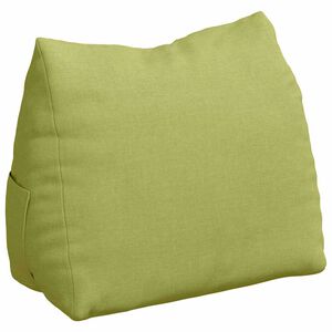 vidaXL Jastuk za leđa Svijetlo zelena 45 x 20 x 35 cm tkanina
