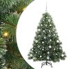 vidaXL Umjetno božićno drvce s stalakom Zelena 150 cm PE i PVC