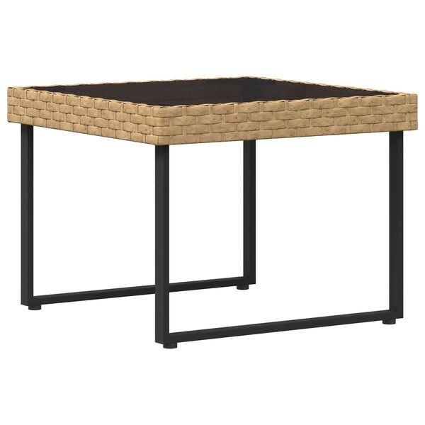 vidaXL Set vrtnog kauča s jastukom 2 pcs Prirodna Čelik