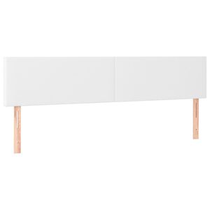 vidaXL Uzglavlja bijela 180x5x78/88 cm od umjetne kože