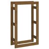 vidaXL Stalak za drva za ogrjev boja meda 60x25x100 cm od borovine