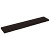 vidaXL Zidna polica tamnosmeđa 160x30x(2-6) cm od obrađene hrastovine