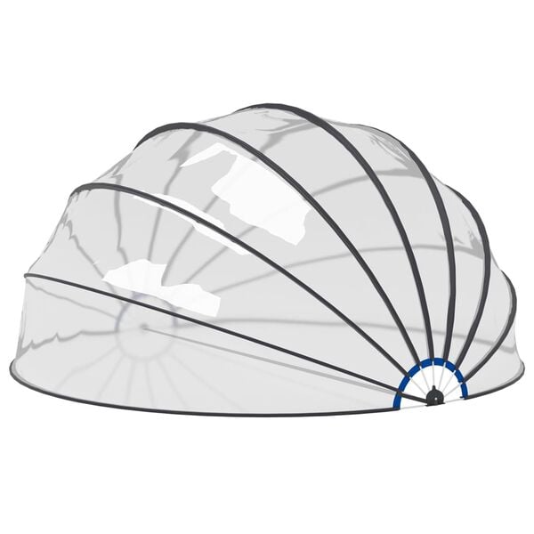 vidaXL Bazenska kupola 559 x 275 cm