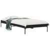 vidaXL Okvir za krevet crni 100x200 cm konstruirano drvo i metal