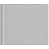 vidaXL Balkonski zaslon svjetlosivi 90 x 800 cm 100 % poliester Oxford
