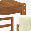 vidaXL Set vanjskih sofa s jastukom 5 pcs Prirodna i krem