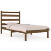 vidaXL Okvir za krevet boja meda od borovine 75 x 190 cm mali