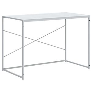 vidaXL Stol za računalo bijeli 110 x 60 x 70 cm konstruirano drvo