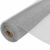 vidaXL Mrežasti zaslon od aluminija 100 x 500 cm srebrni