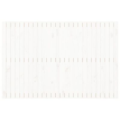 vidaXL Zidno uzglavlje bijelo 166x3x110 cm od masivne borovine