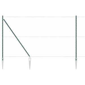 vidaXL Heksagonalna ograda s stubom 10 x 1,5 m Čelik premazan PVC-om
