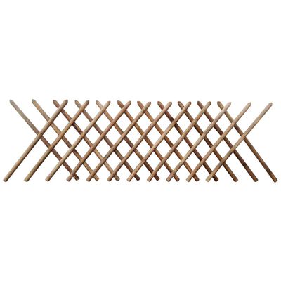 vidaXL Rešetkasta ograda od impregniranog drva 250 x 100 cm