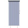 vidaXL Vanjska roleta 120 x 250 cm plavo-bijela
