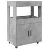 vidaXL Barska kolica boja betona 60x39,5x89 cm od konstruiranog drva