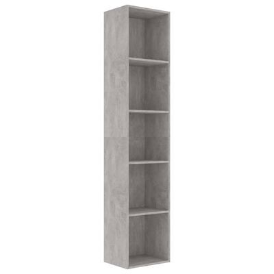 vidaXL Ormarić za knjige siva boja betona 40 x 30 x 189 cm drveni