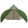 vidaXL Teepee &scaron;ator s krovom Zelena i Siva 600 x 600 x 347 cm