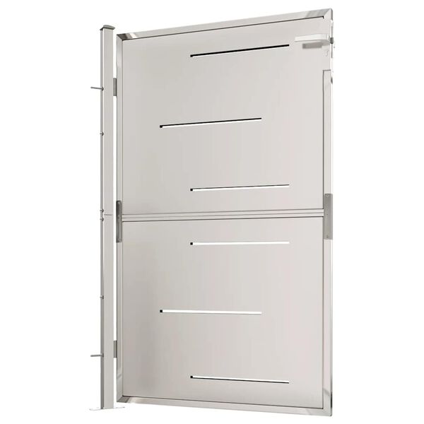 vidaXL Vrtna vrata 100x145 cm nehrđajući čelik