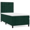vidaXL Box spring krevet s madracem tamnozeleni 80 x 200 cm bar&scaron;unasti