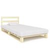 vidaXL Okvir za krevet od paleta od masivne borovine 100 x 200 cm