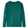 Dječja majica dugih rukava zelena 116