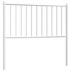 vidaXL Metalno zamjensko uzglavlje bijelo 90 cm