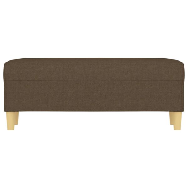 vidaXL Klupa smeđa 100x30x30 cm od tkanine