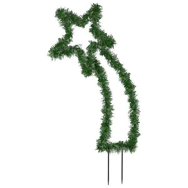 vidaXL Ukrasno božićno svjetlo sa šiljcima oblik meteora 115 LED 89 cm