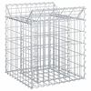vidaXL Gabionski uzdignuti krevet 50 x 50 x 60 cm Pocinčani čelik