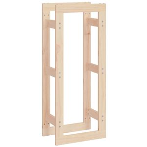 vidaXL Stalak za drva za ogrjev 41 x 25 x 100 cm od masivne borovine