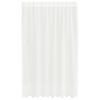 vidaXL Čipkasta zavjesa sa zavjesama Bijelo 140 x 150 cm Poliester