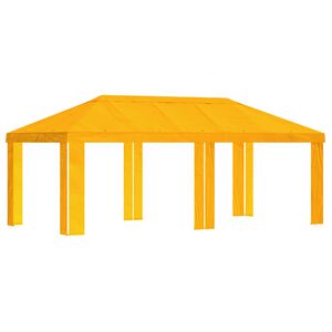 vidaXL Gazebo Pokrivač 6 x 3 m Žuta Poliester 190