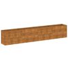 vidaXL Povi&scaron;ena vrtna gredica 385x50x69 cm Corten čelik