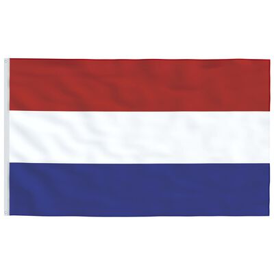 vidaXL Nizozemska zastava s aluminijskim stupom 6 m