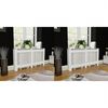 vidaXL Pokrovi za radijator 2 kom bijeli MDF 152 cm