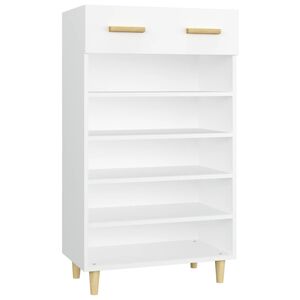 vidaXL Ormarić za cipele bijeli 60 x 35 x 105 cm od konstruiranog drva