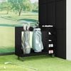 vidaXL Golf ormar s kotačem Jednobojno Crni hrast 120 x 45 x 98 cm