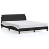 vidaXL Okvir za krevet Dover crno-bijeli 152x203cm umjetna koža