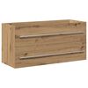 vidaXL Ormarić za umivaonik u kupaonici Artisan hrast 100x38,5x48 cm Konstruirano drvo
