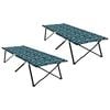 vidaXL Sklopivi kamperski krevet List 2 pcs &Scaron;uma 206 x 76 x 74 cm