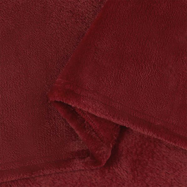vidaXL Pokrivači za bacanje 6 pcs Bordeaux Crvena 130 x 150 cm Runo