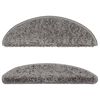 vidaXL Prostirke za stepenice 10 kom 56x17x3 cm sive poluokrugle