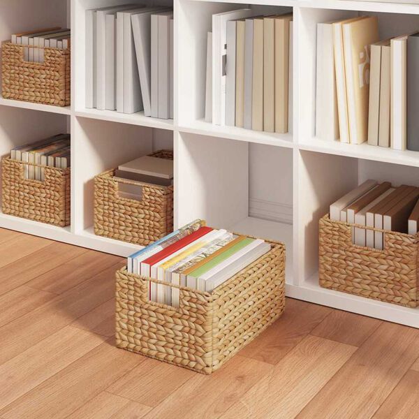 vidaXL Ko&scaron;are za pohranu 2 pcs Prirodna 35 x 25 x 17 cm Zumbul