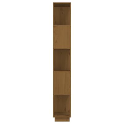 vidaXL Ormarić za knjige / pregrada boja meda 80x25x163,5 cm drveni