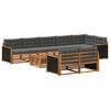 vidaXL Set vanjskih sofa 9 kom.