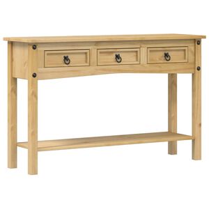 vidaXL Konzolni stol "Corona" 114x34,5x73 cm Masivno drvo Bor