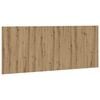 vidaXL Uzglavlje kreveta Artisan hrast 200x1,5x80 cm izrađeno drvo