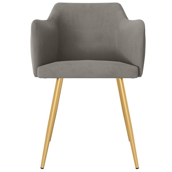 vidaXL Blagovaonske stolice 6 kom svjetlosive bar&scaron;unaste